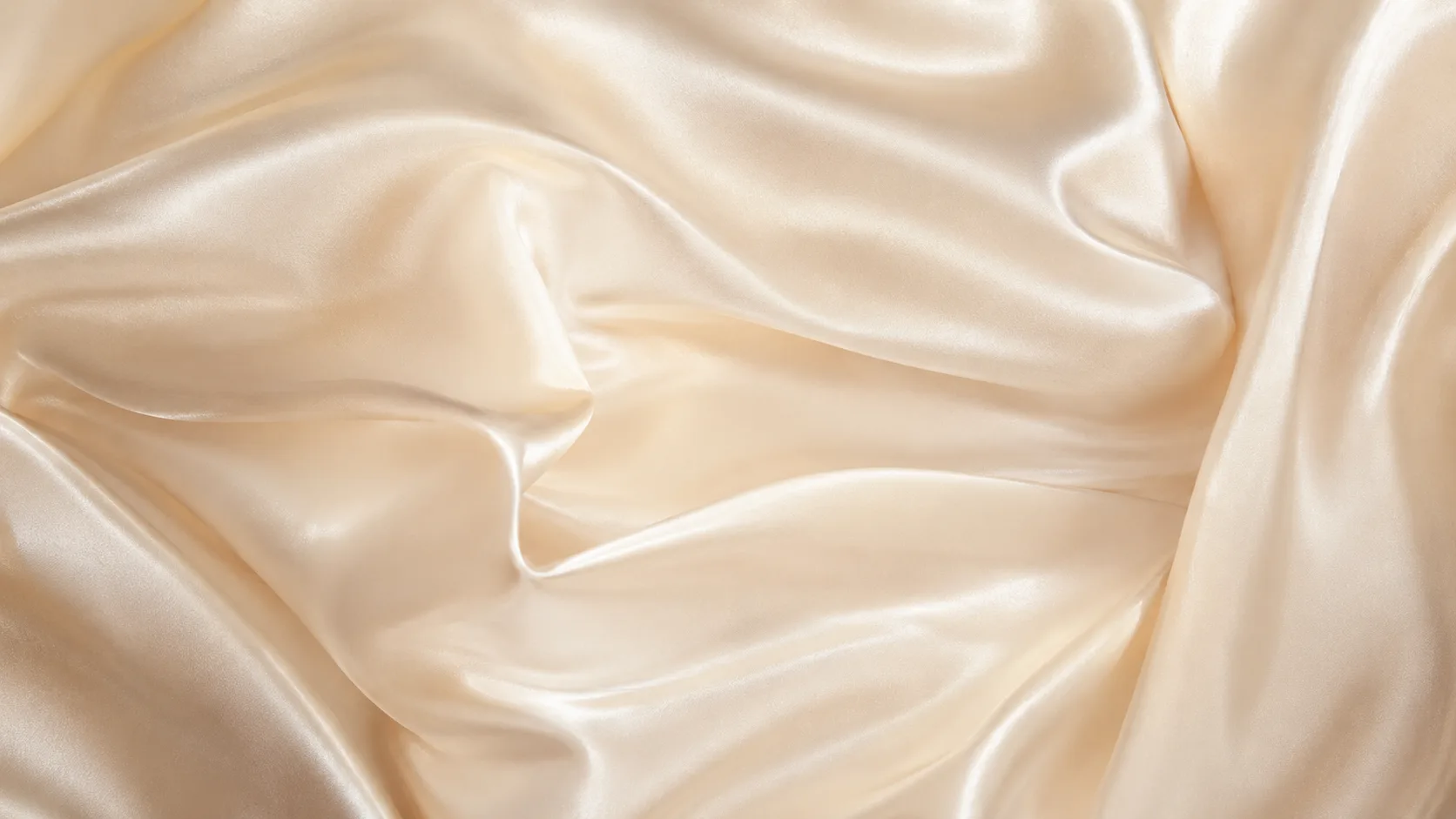 Photoreal soft silk fabric texture background in champagne tones