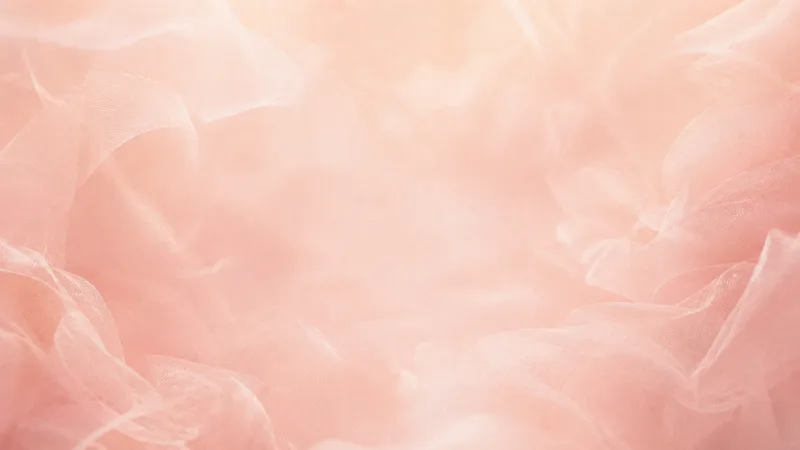 Pink tulle fabric cloud