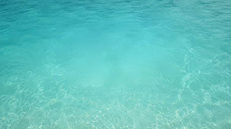 Turquoise sea water texture